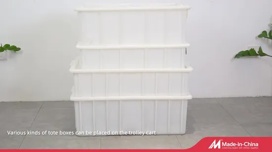 Totes de plástico industriales al por mayor para almacenamiento de piezas de herramientas