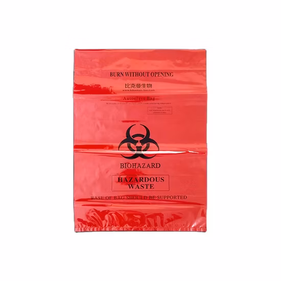 Bolso inútil médico del Biohazard de la autoclave de los PP PE 10L anti