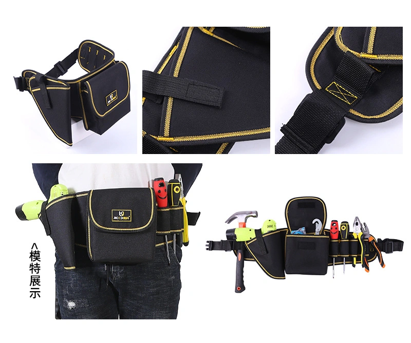 OEM/ODM Customize Multi-Functional Oxford Hardware Maintenance Electrician′ S Waist Tool Belt